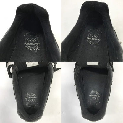 New Balance MR993LBK Black Sneakers Size 26.5