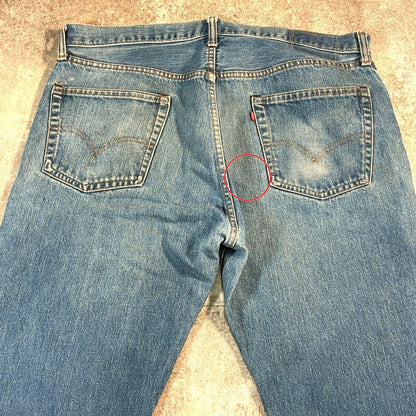 LEVI'S 70s USA Made 501 66 Blue Denim Jeans Size W40