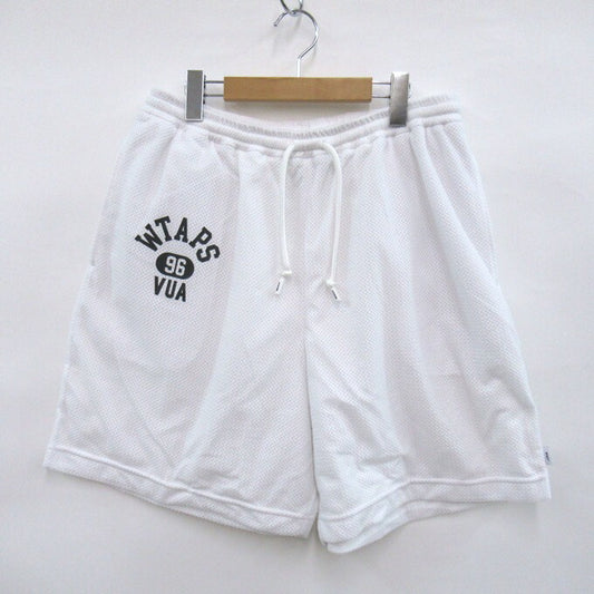 WTAPS 25SS WUS Poly Mesh Shorts White Size 04
