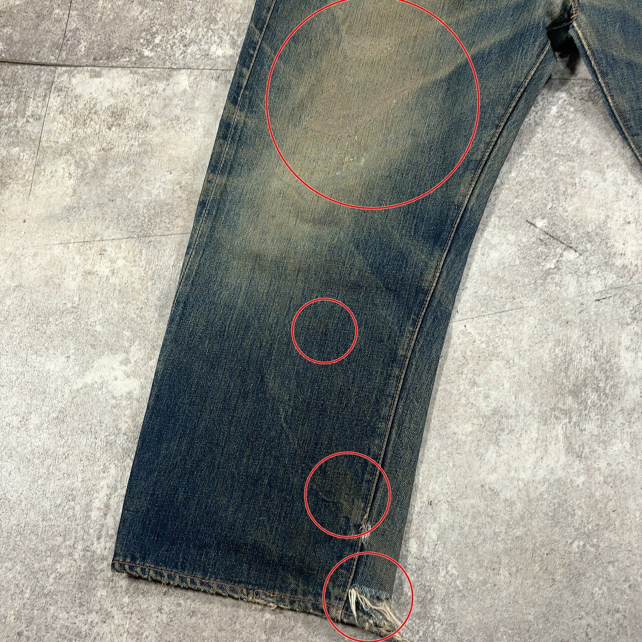 LEVI'S 60s 70s 505 Big-E Vintage Jeans Blue Size W37