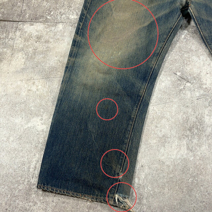 LEVI'S 60s 70s 505 Big-E Vintage Jeans Blue Size W37
