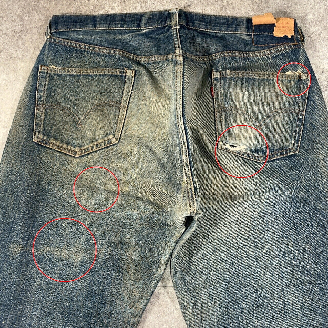 LEVI'S 60s 70s 505 Big-E Vintage Jeans Blue Size W37