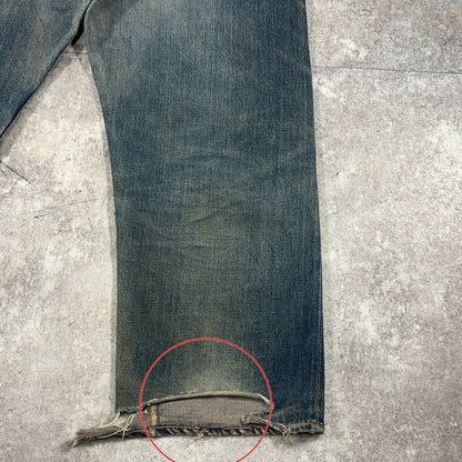 LEVI'S 60s 70s 505 Big-E Vintage Jeans Blue Size W37