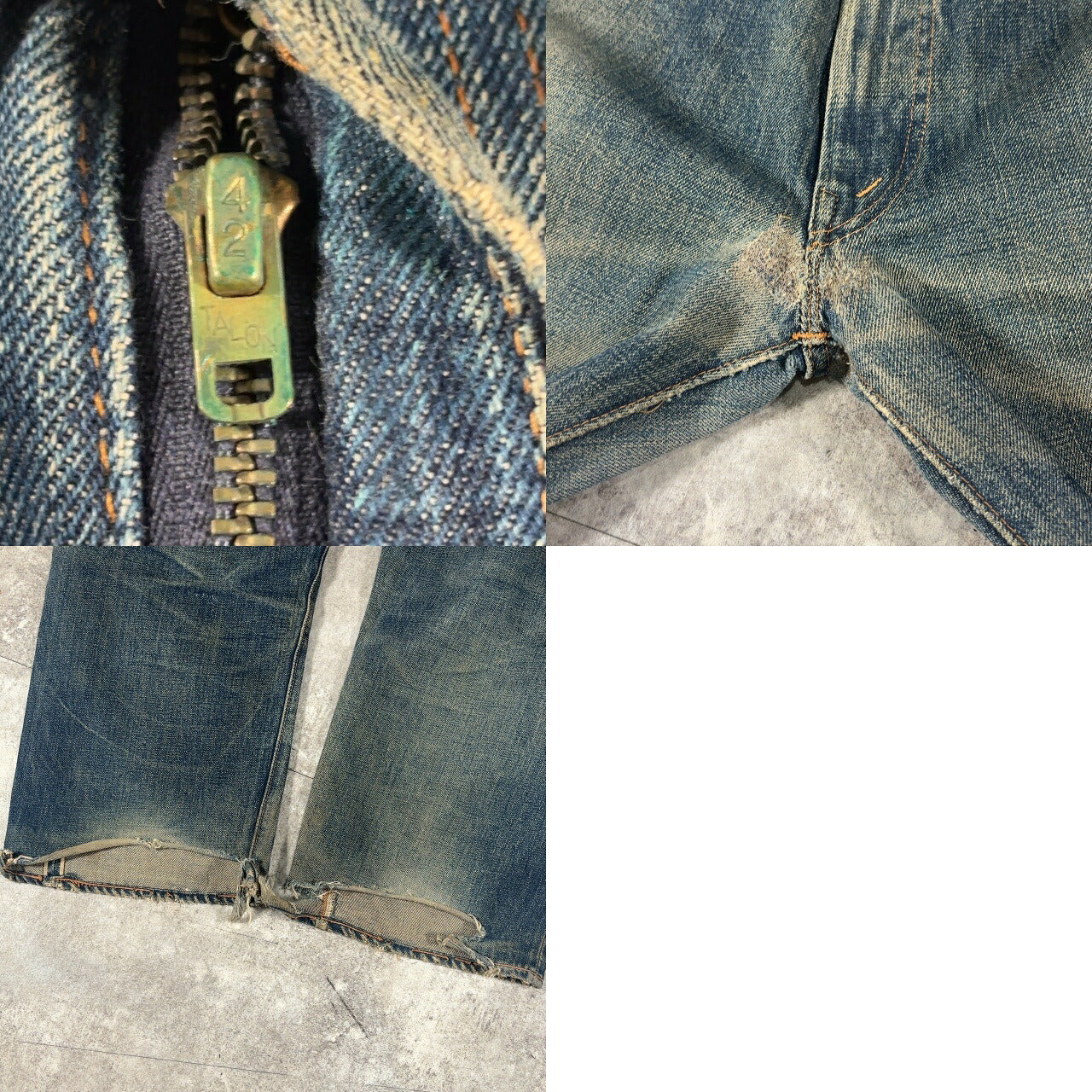 LEVI'S 60s 70s 505 Big-E Vintage Jeans Blue Size W37
