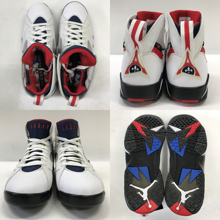 AIR JORDAN x PSG 7 Retro Multi Sneakers Size 28.5