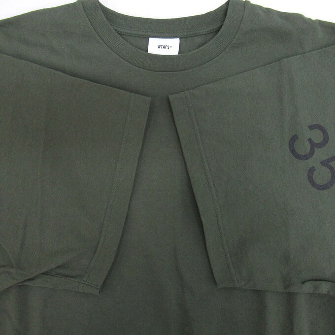 WTAPS 25SS Dot Sight Cotton T-Shirt Olive Size 04