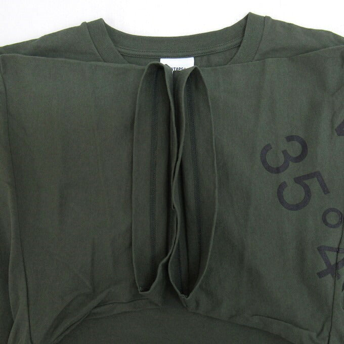 WTAPS 25SS Dot Sight Cotton T-Shirt Olive Size 04