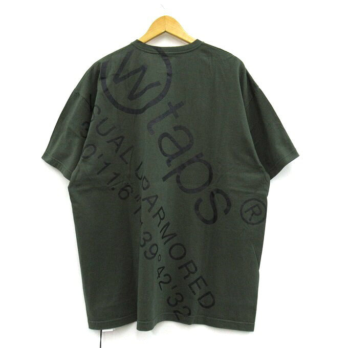 WTAPS 25SS Dot Sight Cotton T-Shirt Olive Size 04