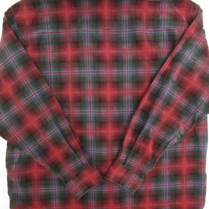 NEIGHBORHOOD 25AW Corduroy Check Long Shirt Red Size XL