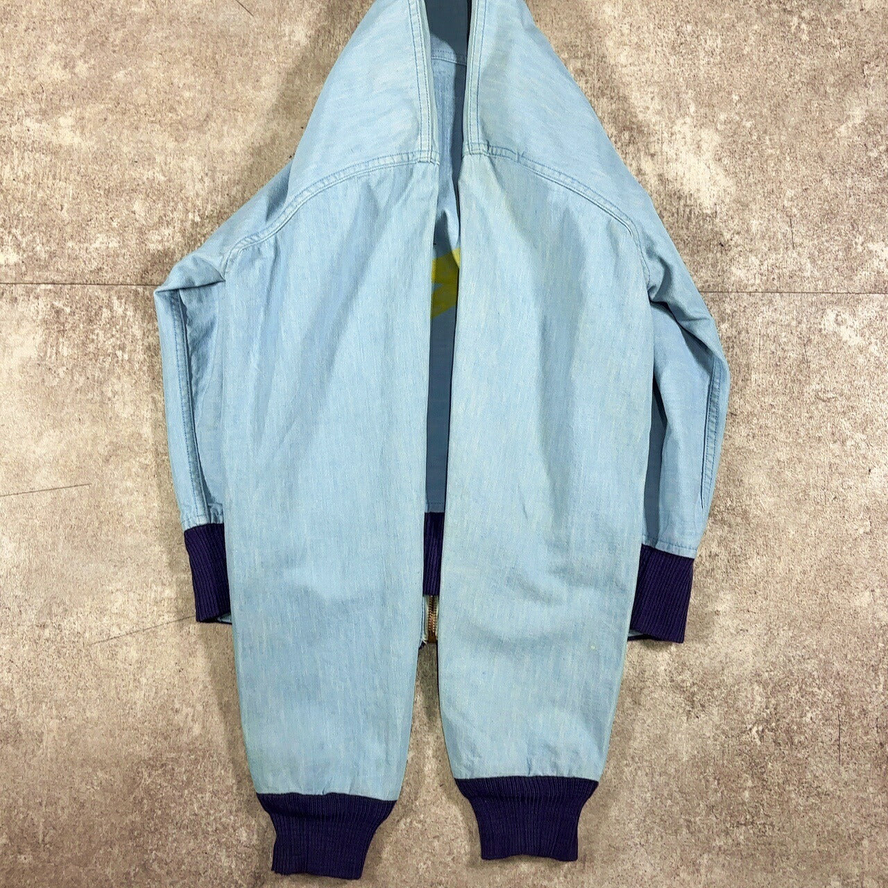 Vintage SUPPLDRAPE 50s 60s Chambray Blouson Size L
