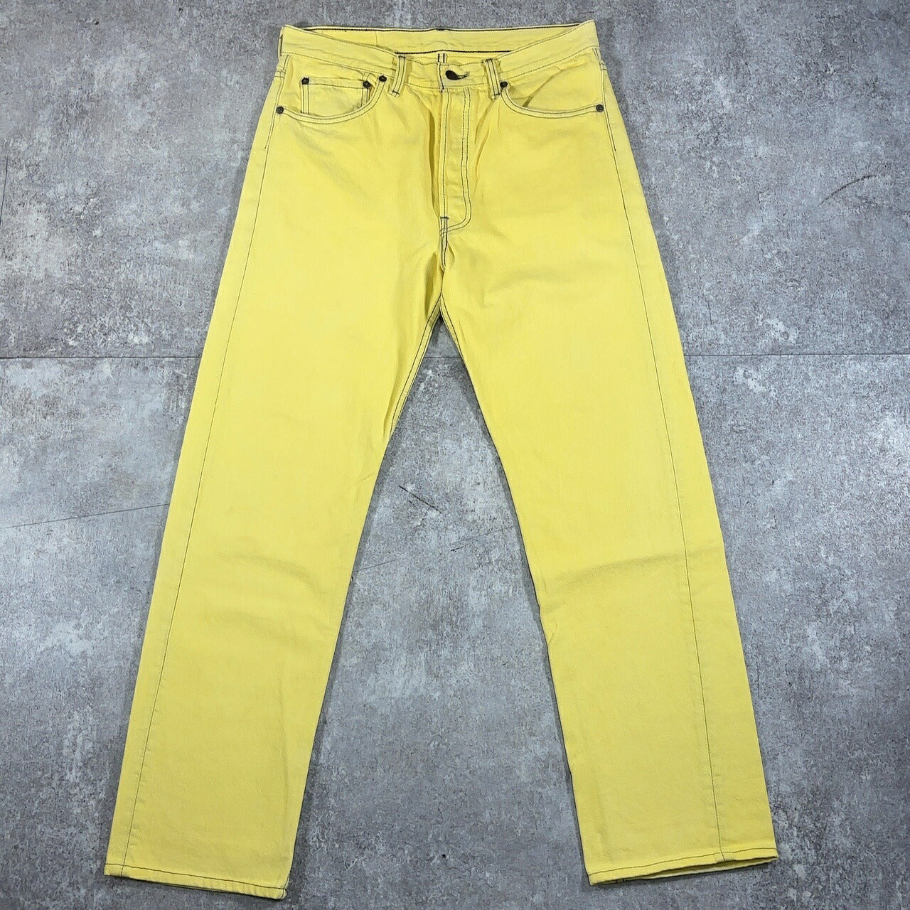 Levi's 90s Vintage 501 Yellow USA Jeans Size W33