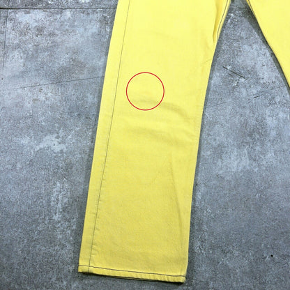 Levi's 90s Vintage 501 Yellow USA Jeans Size W33