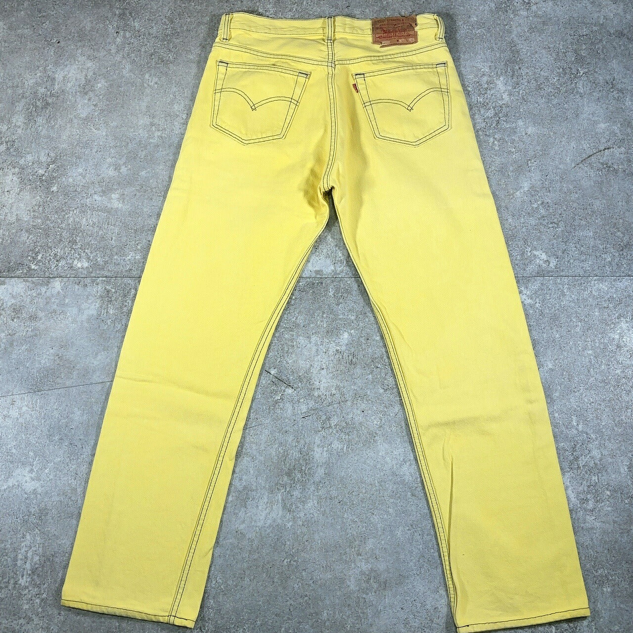 Levi's 90s Vintage 501 Yellow USA Jeans Size W33
