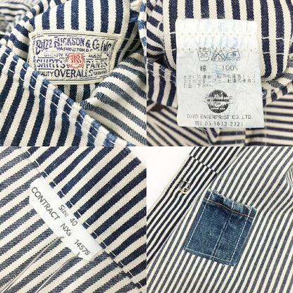 BUZZ RICKSON'S USN WW Utility Jacket Navy/White Size 40