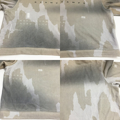 STAMPD Ikat Camo Cropped Hoodie Beige Size XXL
