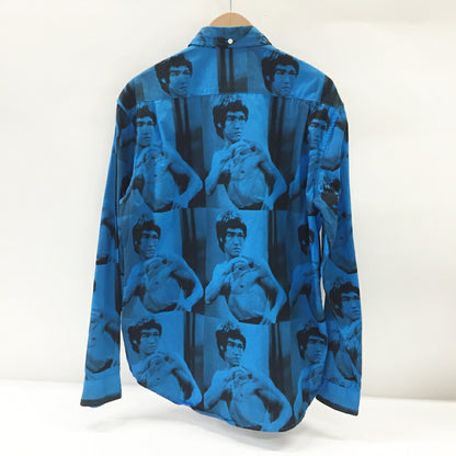 Supreme Bruce Lee Button Up Shirt Blue Size L