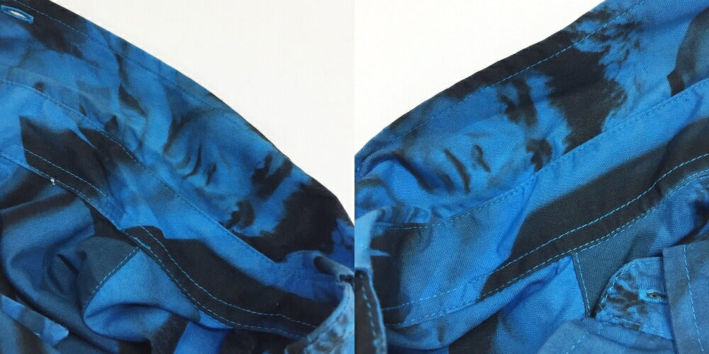 Supreme Bruce Lee Button Up Shirt Blue Size L