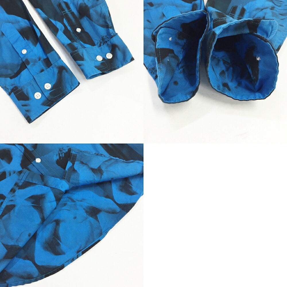 Supreme Bruce Lee Button Up Shirt Blue Size L