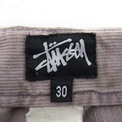 STUSSY 90's Corduroy Cargo Pants Lavender Gray Size 30