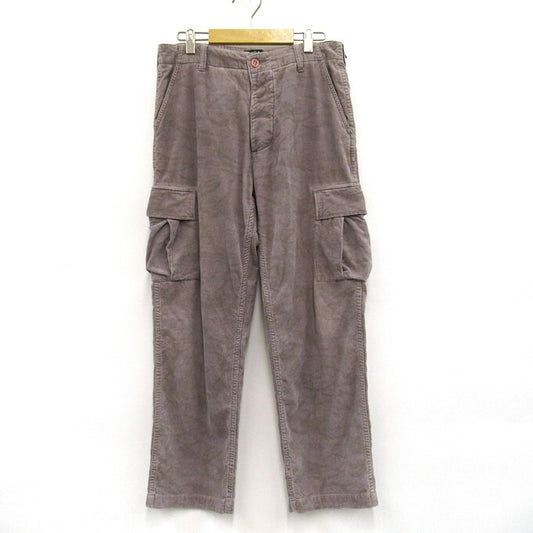 STUSSY 90's Corduroy Cargo Pants Lavender Gray Size 30