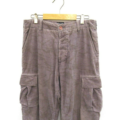 STUSSY 90's Corduroy Cargo Pants Lavender Gray Size 30