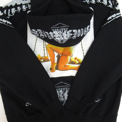 Supreme 25FW Wings Zip Up Hoodie Black Size L