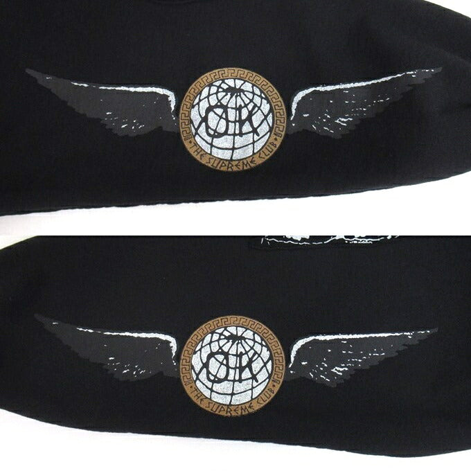 Supreme 25FW Wings Zip Up Hoodie Black Size L