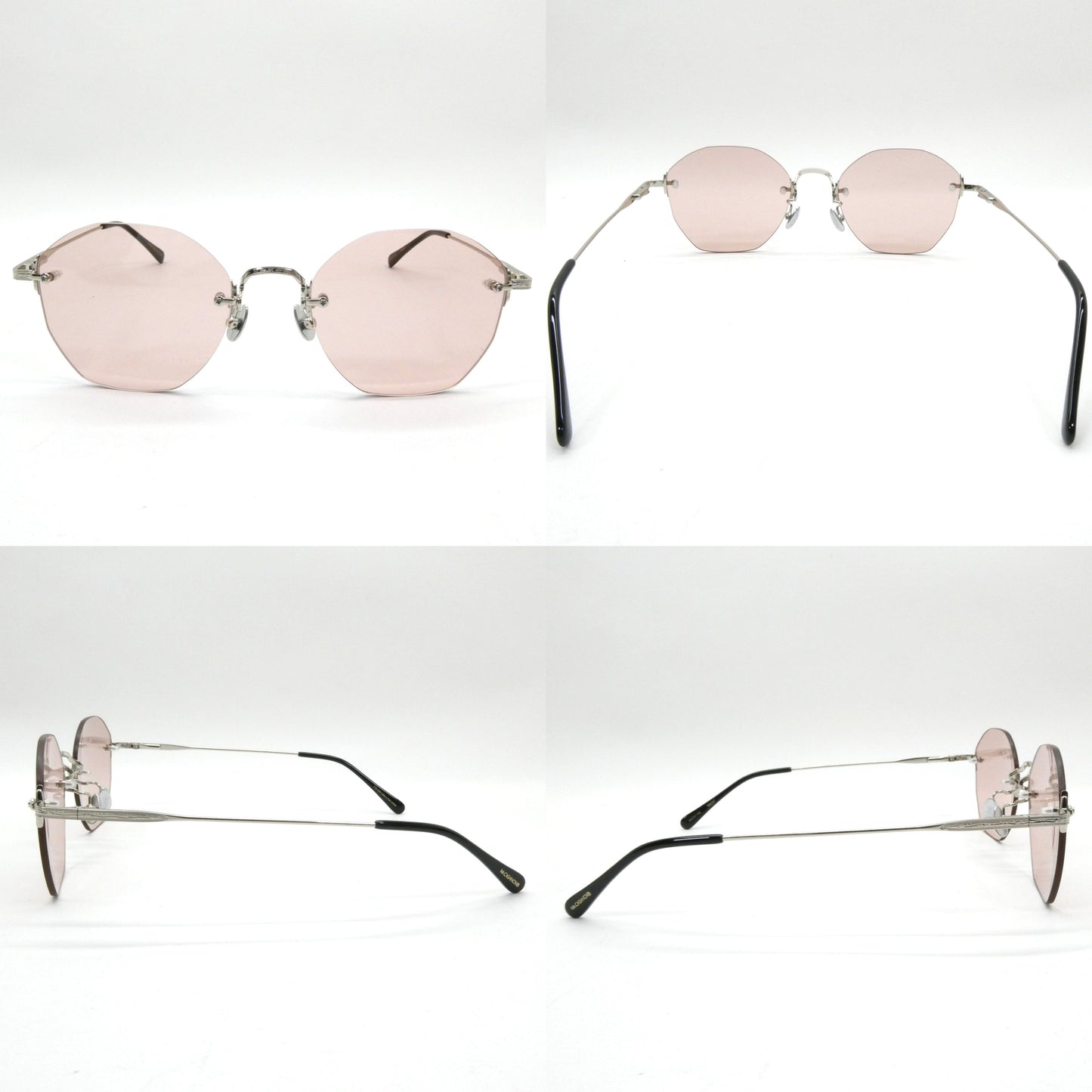 Mr.CASANOVA RICH Silver Smoke Lens Sunglasses Size ONE SIZE