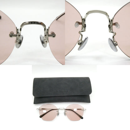 Mr.CASANOVA RICH Silver Smoke Lens Sunglasses Size ONE SIZE
