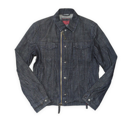 MARITHE 90s-00s Archive Blue Denim Zip Jacket Size 88