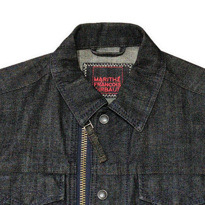 MARITHE 90s-00s Archive Blue Denim Zip Jacket Size 88