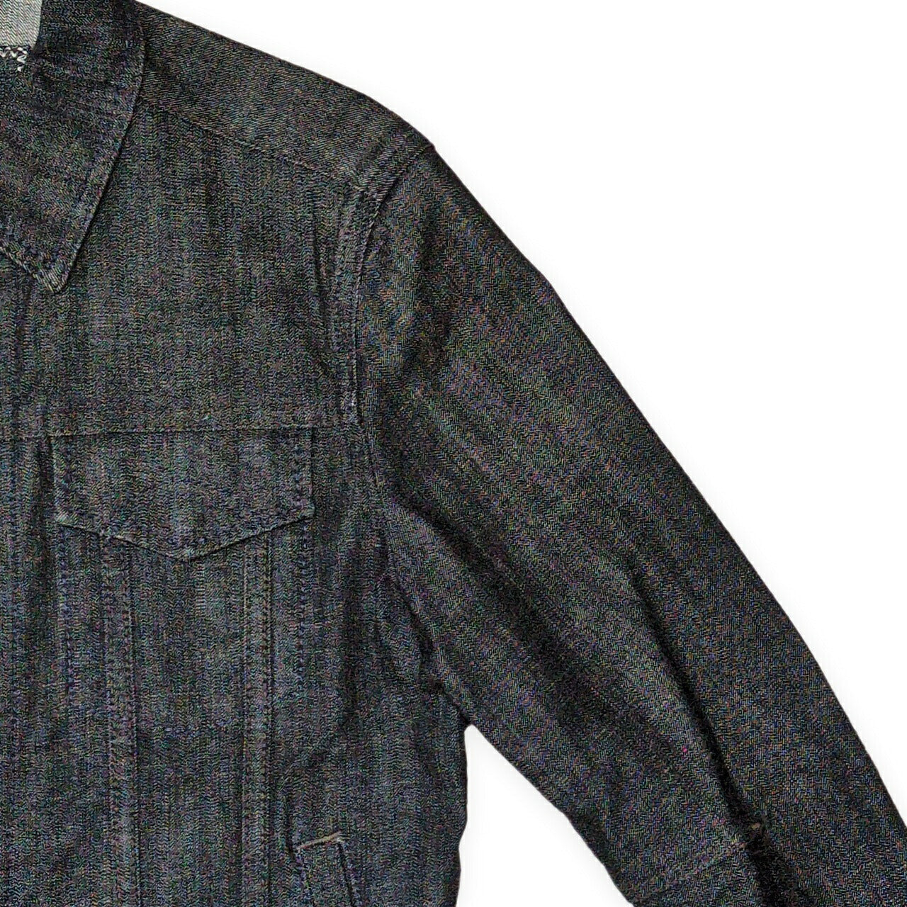 MARITHE 90s-00s Archive Blue Denim Zip Jacket Size 88