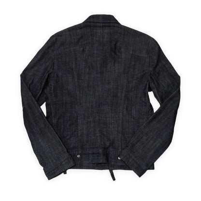 MARITHE 90s-00s Archive Blue Denim Zip Jacket Size 88