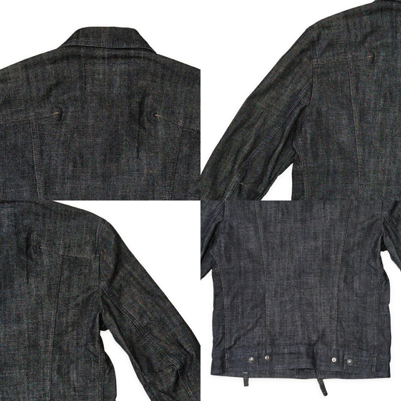MARITHE 90s-00s Archive Blue Denim Zip Jacket Size 88