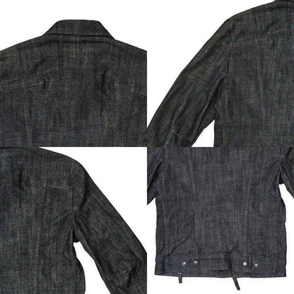 MARITHE 90s-00s Archive Blue Denim Zip Jacket Size 88