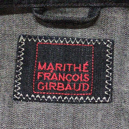 MARITHE 90s-00s Archive Blue Denim Zip Jacket Size 88