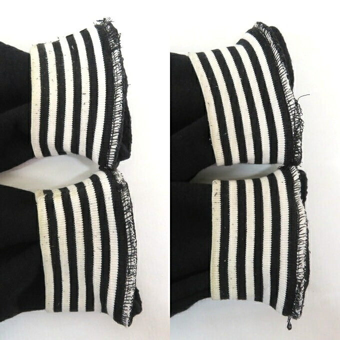 Supreme 14AW Classic Logo Striped Sweatshirt Black Size S