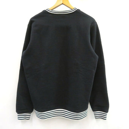Supreme 14AW Classic Logo Striped Sweatshirt Black Size S