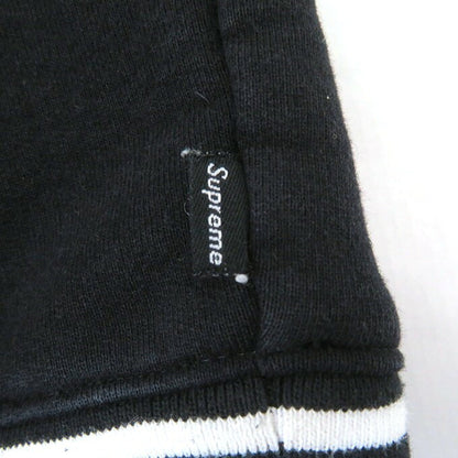 Supreme 14AW Classic Logo Striped Sweatshirt Black Size S