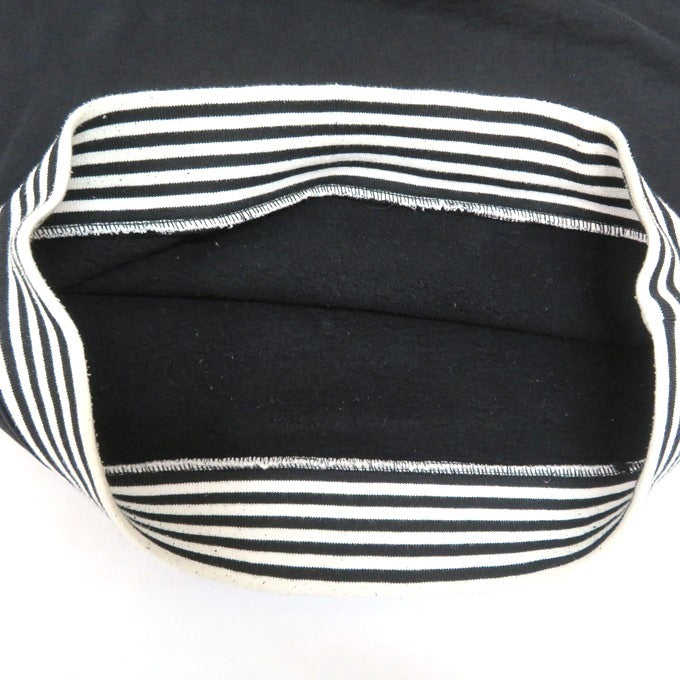 Supreme 14AW Classic Logo Striped Sweatshirt Black Size S