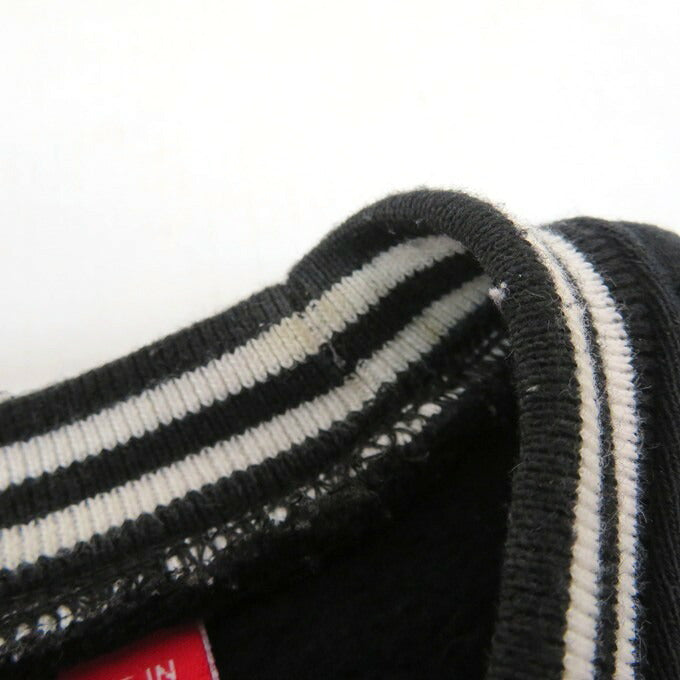 Supreme 14AW Classic Logo Striped Sweatshirt Black Size S