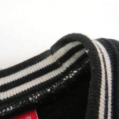 Supreme 14AW Classic Logo Striped Sweatshirt Black Size S