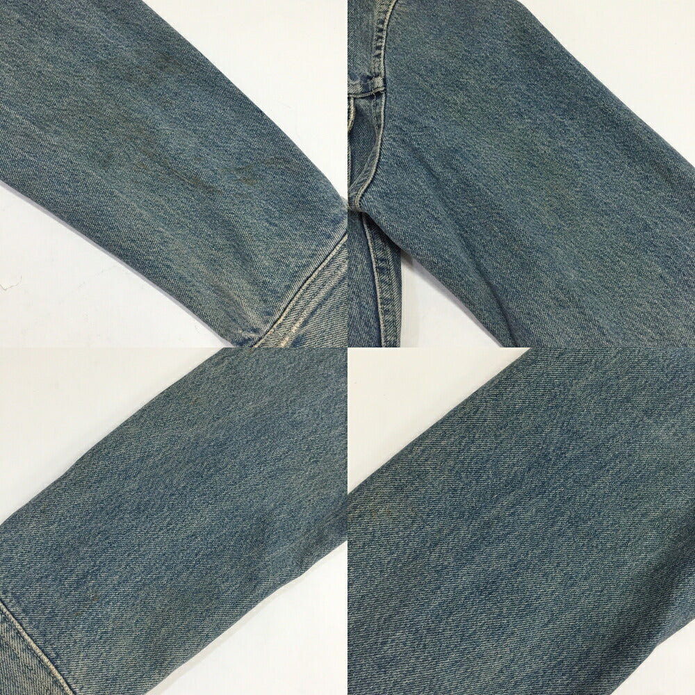 RRL 90s Cropped 3-Star Tag Denim Jacket Blue Size M