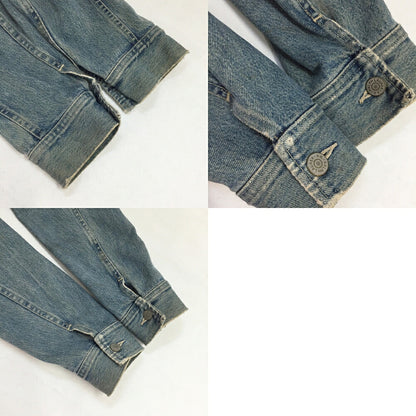 RRL 90s Cropped 3-Star Tag Denim Jacket Blue Size M