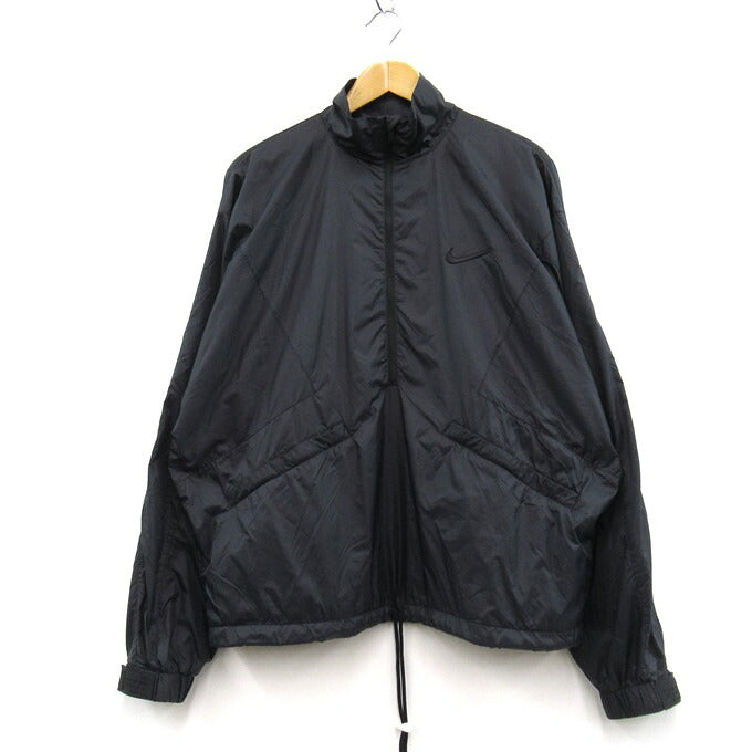 NIKE x FEAR OF GOD 18AW Nylon Half Zip Jacket Black Size S