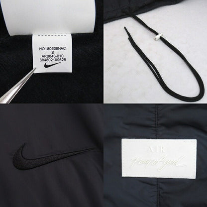 NIKE x FEAR OF GOD 18AW Nylon Half Zip Jacket Black Size S