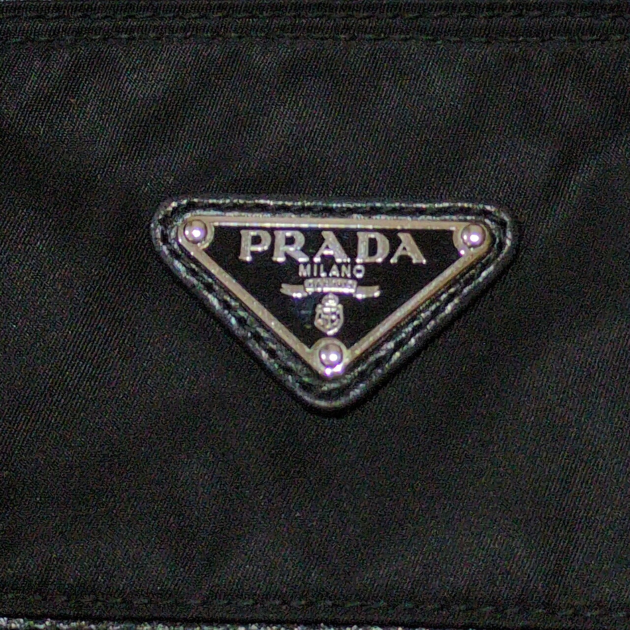 PRADA BT0715 Tessuto Nylon Shoulder Bag Black Size ONE SIZE