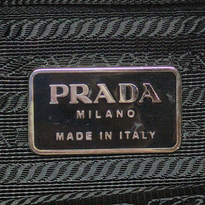 PRADA BT0715 Tessuto Nylon Shoulder Bag Black Size ONE SIZE