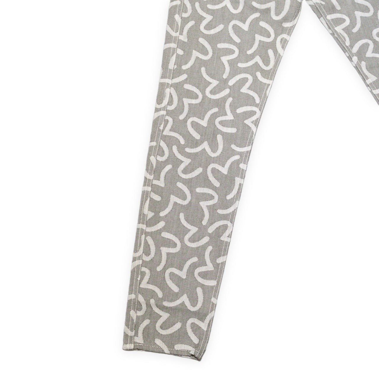 Evisu 5500 All-Over Seagull Jacquard Jeans Gray Size 32