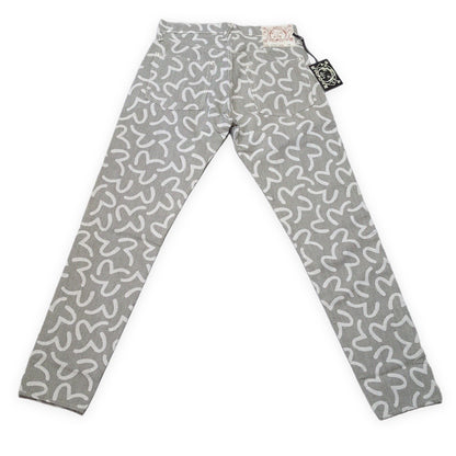 Evisu 5500 All-Over Seagull Jacquard Jeans Gray Size 32